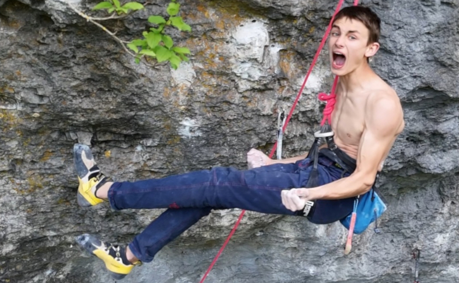happy climber