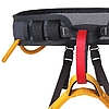 C5067 / VERSA II - red belay loop; velcro straps keep the waist belt webbing with the belay loop in a proper position