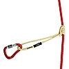 W2611Y035 / ARACORD 35 cm with a Prusik knot on the rope and a carabiner