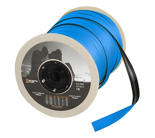 C0100A120 / FLAT WEBBING 25 mm azul / negro
