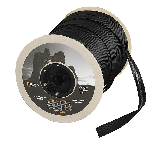 C0100B120 / FLAT WEBBING 25 mm negro